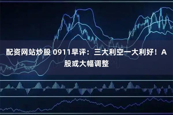 配资网站炒股 0911早评：三大利空一大利好！A股或大幅调整